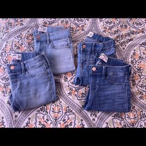 Girls Abercrombie kids Jeans and Jegging bundle